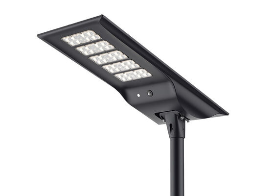 All in One Solar Street Light 80W IP66 Integrated Solar LED Street Light With PIR Sensor TUV CB CE SAA Certified Solar Lighting 5 Years Warranty