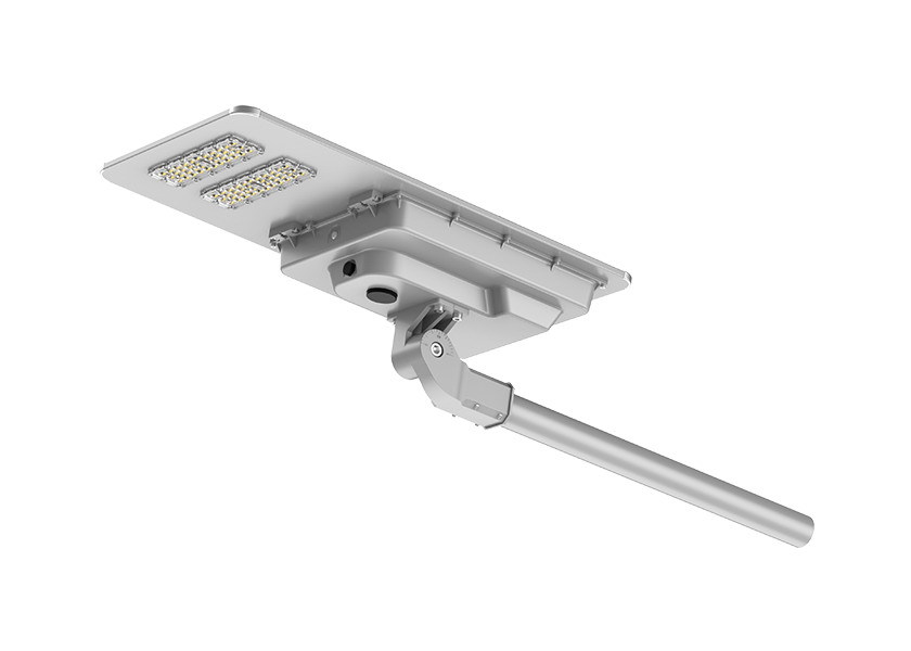 220Lm/W 50W IP66 Integrated Intelligent Solar LED Street Light TUV CB CE ENEC Certified Solar Lighting All in One